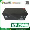 Batterie solaire 12v 200ah de gel de prix de la batterie 2v 12v de gel solaire bon marché pour le système d&#39;alimentation solaire